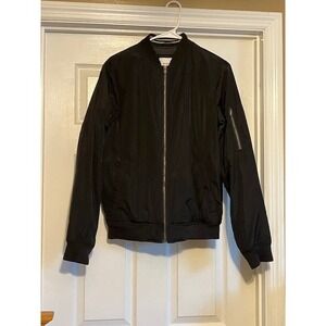 Men's jacket BLACK size small ~ Old Navy, Varsity Style Jacket ~ Men's Coat